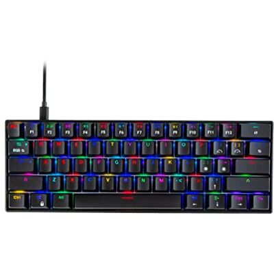 Cosmic Byte CB-GK-21 Themis 61 Key Mechanical Per Key RGB Gaming Keyboard with Outemu Blue Switches and Software (Black) Cosmic Byte CB-GK-21 Themis 61 Key Mechanical Per Key RGB Gaming Keyboard with Outemu Blue Switches and Software (Black)
