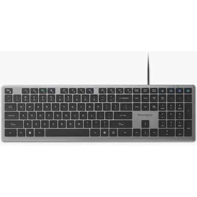 Kensington KB515 EQ Wired Keyboard, USB-C/USB-A Plug-and-Play, Full Size Silent Keyboard, QWERTY UK Layout, Copilot AI Key, compatible with Windows Mac PC, Laptop, Space Grey Kensington KB515 EQ Wired Keyboard, USB-C/USB-A Plug-and-Play, Full Size Silent Keyboard, QWERTY UK Layout, Copilot AI Key, compatible with Windows Mac PC, Laptop, Space Grey