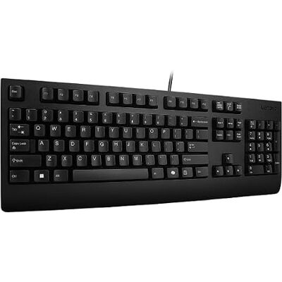Lenovo Preferred Pro II Keyboard Full Size USB QWERTY Italian Black Brown Box Lenovo Preferred Pro II Keyboard Full Size USB QWERTY Italian Black Brown Box