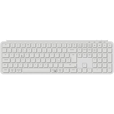 Keychron B6 Pro Wireless Keyboard Ultra Slim Full Size Italian ISO QWERTY Layout, ZMK Configurable, PBT Keys, 3 Modes 2.4 GHz/Bluetooth/Wired, Compatible Win/Mac/Linux, Ivory White Keychron B6 Pro Wireless Keyboard Ultra Slim Full Size Italian ISO QWERTY Layout, ZMK Configurable, PBT Keys, 3 Modes 2.4 GHz/Bluetooth/Wired, Compatible Win/Mac/Linux, Ivory White