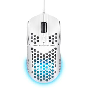 Trust GXT 928W Helox White Gaming Mouse, Superlight USB Wired Mouse 65g, Adjustable DPI (200-6400), Optical Sensor, 6 Programmable Buttons, RGB LED Lighting, Gaming PC Gaming Laptop Macbook Trust GXT 928W Helox White Gaming Mouse, Superlight USB Wired Mouse 65g, Adjustable DPI (200-6400), Optical Sensor, 6 Programmable Buttons, RGB LED Lighting, Gaming PC Gaming Laptop Macbook