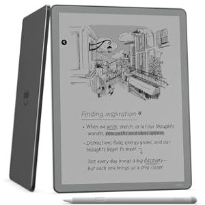 Amazon Kindle Scribe Without Front Light 16 GB (newest generation) — 11" paper-like display — Thinner, lighter, faster — Write in the built-in notebook, documents and books Amazon Kindle Scribe Without Front Light 16 GB (newest generation) — 11" paper-like display — Thinner, lighter, faster — Write in the built-in notebook, documents and books