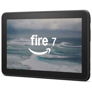 Amazon Fire 7 tablet 7” display, 32 GB, latest model (2022 release), Black with Ads Amazon Fire 7 tablet 7” display, 32 GB, latest model (2022 release), Black with Ads