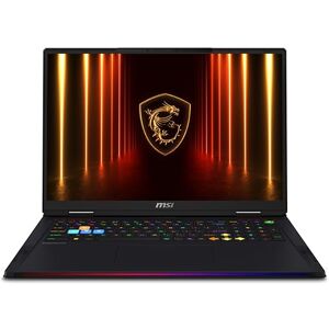 MSI Raider 18 HX AI Gaming laptop- (18" UHD+, MiniLED, 120Hz,Intel® Core Ultra 9 285HX, NVIDIA® GeForce RTX 5080 Laptop GPU, GDDR7 16GB, 64GB RAM,4TB SSD,Windows® 11 Home Advanced)- Core Black MSI Raider 18 HX AI Gaming laptop- (18" UHD+, MiniLED, 120Hz,Intel® Core Ultra 9 285HX, NVIDIA® GeForce RTX 5080 Laptop GPU, GDDR7 16GB, 64GB RAM,4TB SSD,Windows® 11 Home Advanced)- Core Black