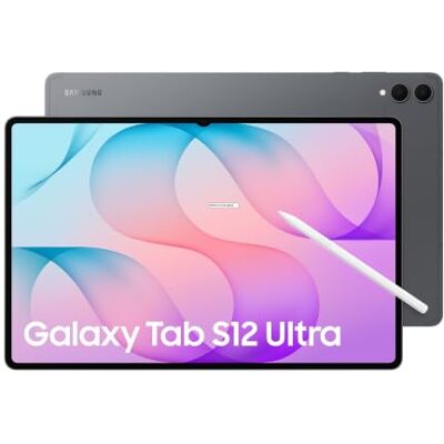 SAMSUNG Galaxy Tab S12 Ultra, 14.6" WiFi Android Tablet, 256GB, Grey 3 Year Warranty (UK Version), In-Box S Pen, Dynamic AMOLED 2X Display, Note Assist AI, Galaxy AI, 11600mAh Battery, SAMSUNG Galaxy Tab S12 Ultra, 14.6" WiFi Android Tablet, 256GB, Grey 3 Year Warranty (UK Version), In-Box S Pen, Dynamic AMOLED 2X Display, Note Assist AI, Galaxy AI, 11600mAh Battery,
