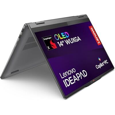 Lenovo IdeaPad 5 2-in-1 Gen 9 14 inch WUXGA OLED Touch Laptop Snapdragon X X1-26-100 Copilot+ PC 16 GB RAM 512 GB SSD Wi-Fi 7 USB-C Windows 11 Home Luna Grey Lenovo IdeaPad 5 2-in-1 Gen 9 14 inch WUXGA OLED Touch Laptop Snapdragon X X1-26-100 Copilot+ PC 16 GB RAM 512 GB SSD Wi-Fi 7 USB-C Windows 11 Home Luna Grey