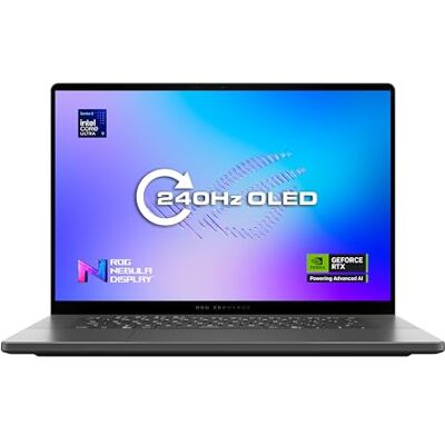 Asus ROG Zephyrus G16 GU606AX Gaming Laptop 16.0" 2.5K OLED 240Hz Intel Core Ultra 9 386H NVIDIA GeForce RTX 5090 64GB RAM 1TB SSD Windows 11 Asus ROG Zephyrus G16 GU606AX Gaming Laptop 16.0" 2.5K OLED 240Hz Intel Core Ultra 9 386H NVIDIA GeForce RTX 5090 64GB RAM 1TB SSD Windows 11