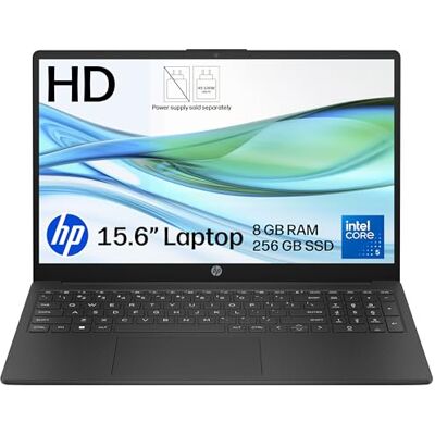 HP 15.6" Laptop 15-fd1005sax Intel Core 5 120U 8GB RAM 256GB SSD Anti-glare Display Up to 10.75 hrs battery Fast charge Dual speakers Windows 11 Grey Charger sold separately HP 15.6" Laptop 15-fd1005sax Intel Core 5 120U 8GB RAM 256GB SSD Anti-glare Display Up to 10.75 hrs battery Fast charge Dual speakers Windows 11 Grey Charger sold separately