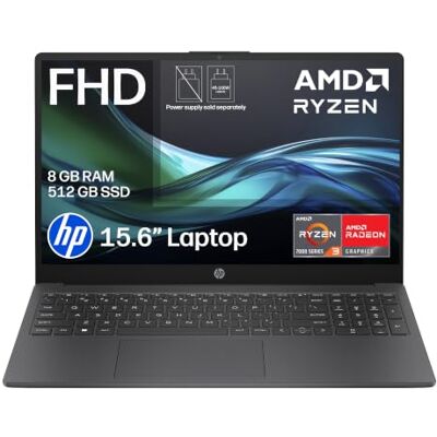 HP 15.6” Laptop AMD Ryzen 3 7320U 8GB RAM 512GB SSD Full HD Anti-glare AMD Radeon Graphics Fast Charge Dual Speakers Windows 11 Grey 15-fc1013sax Charger Sold Separately HP 15.6” Laptop AMD Ryzen 3 7320U 8GB RAM 512GB SSD Full HD Anti-glare AMD Radeon Graphics Fast Charge Dual Speakers Windows 11 Grey 15-fc1013sax Charger Sold Separately