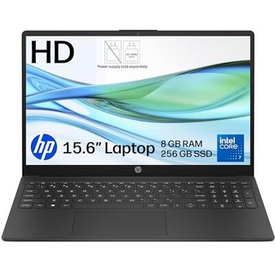 HP 15.6" Laptop 15-fd1003sax Intel Core 7 150U 8GB RAM 256GB SSD Anti-glare Display Up to 10.75 hrs battery Fast charge Dual speakers Windows 11 Black Charger sold separately HP 15.6" Laptop 15-fd1003sax Intel Core 7 150U 8GB RAM 256GB SSD Anti-glare Display Up to 10.75 hrs battery Fast charge Dual speakers Windows 11 Black Charger sold separately