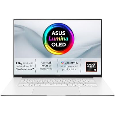 Asus Zenbook S 16 OLED UM5606GA CoPilot+ PC Laptop 16.0" 3K (2880x1800) OLED screen AMD Ryzen AI 9 465 32GB RAM 2TB PCIe SSD UK Backlit Keyboard Windows 11 Asus Zenbook S 16 OLED UM5606GA CoPilot+ PC Laptop 16.0" 3K (2880x1800) OLED screen AMD Ryzen AI 9 465 32GB RAM 2TB PCIe SSD UK Backlit Keyboard Windows 11