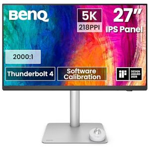 BenQ Creative Pro PD2730S 27” 5K Monitor, 90W Thunderbolt 4, 218 PPI, 98% P3, 2000:1 Contrast, Nano Matte Panel, Daisy Chain, KVM, Mac-Compatible, for 3D Artists, VFX Animators, Game Designers BenQ Creative Pro PD2730S 27” 5K Monitor, 90W Thunderbolt 4, 218 PPI, 98% P3, 2000:1 Contrast, Nano Matte Panel, Daisy Chain, KVM, Mac-Compatible, for 3D Artists, VFX Animators, Game Designers