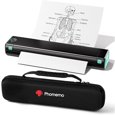 Phomemo Thermal Printer A4 with Bag, M08F Portable Printer for Laptop Phone Phomemo Thermal Printer A4 with Bag, M08F Portable Printer for Laptop Phone
