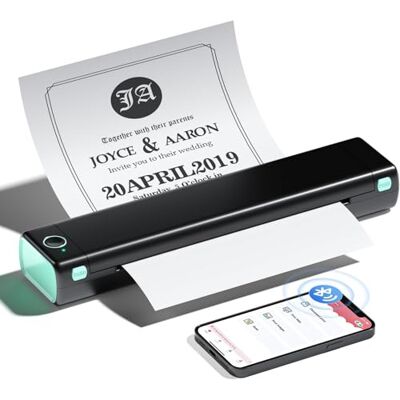 Phomemo M08F Portable Thermal Printer A4 for Home Use Office Car Travel Phomemo M08F Portable Thermal Printer A4 for Home Use Office Car Travel