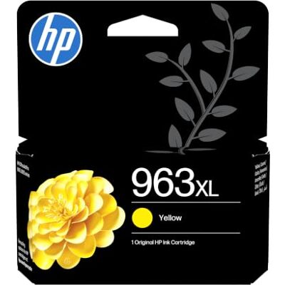 HP 963XL Yellow Original Ink Cartridge, High Yield Compatible with OfficeJet Pro 9010, 9010e, 9020, 9020e, yield 1600 pages (3JA29AE) HP 963XL Yellow Original Ink Cartridge, High Yield Compatible with OfficeJet Pro 9010, 9010e, 9020, 9020e, yield 1600 pages (3JA29AE)