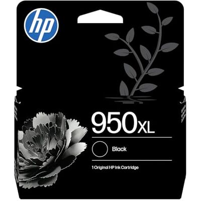 HP 950XL Black Original Ink Cartridge, High Yield HP 950XL Black Original Ink Cartridge, High Yield
