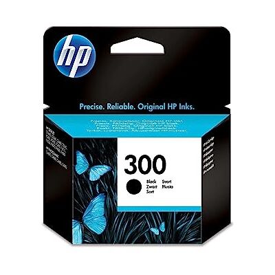 HP 300 Black Original Ink Cartridge Compatible with DeskJet D2560, D2660, F4280, F4224, Photosmart Series C, yield 200 pages (CC640EE) HP 300 Black Original Ink Cartridge Compatible with DeskJet D2560, D2660, F4280, F4224, Photosmart Series C, yield 200 pages (CC640EE)