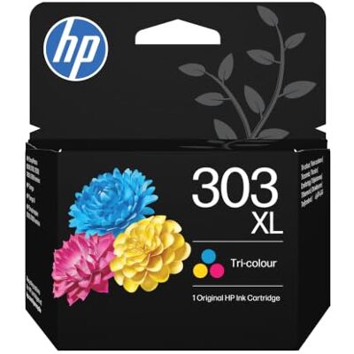 HP 303XL Tri-colour Original Ink Cartridge, High Yield HP 303XL Tri-colour Original Ink Cartridge, High Yield