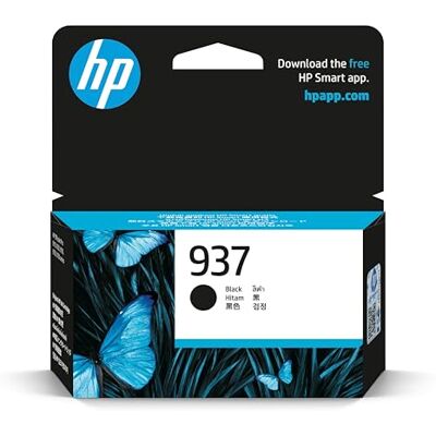 HP 937 Black Original Ink Cartridge Works OfficeJet Pro 9120e, 9122e, 9125e, 9130e, 9132e, 9135e, 9720e, 9730e Printers HP 937 Black Original Ink Cartridge Works OfficeJet Pro 9120e, 9122e, 9125e, 9130e, 9132e, 9135e, 9720e, 9730e Printers