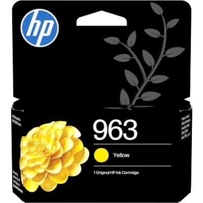 HP 963 Yellow Original Ink Cartridge (3JA25AE) Works with: OfficeJet Pro 9010/9010e, 9020/9020e series HP 963 Yellow Original Ink Cartridge (3JA25AE) Works with: OfficeJet Pro 9010/9010e, 9020/9020e series