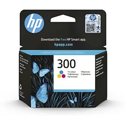 HP 300 Tri-colour Original Ink Cartridge HP 300 Tri-colour Original Ink Cartridge