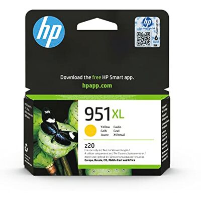 HP 951XL Yellow Original Ink Cartridge, High Yield HP 951XL Yellow Original Ink Cartridge, High Yield