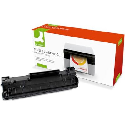 Q-Connect Compatible Toner for HP 83A CF283A Toner, Black Q-Connect Compatible Toner for HP 83A CF283A Toner, Black