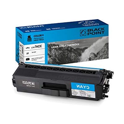 BLACK POINT Toner Compatible with TN-423C Cyan for Brother MFC: L8690CDW, L8900CDW; DCP: L8410CDW; HL: L8260CDW, L8360CDW TÜV Certified BLACK POINT Toner Compatible with TN-423C Cyan for Brother MFC: L8690CDW, L8900CDW; DCP: L8410CDW; HL: L8260CDW, L8360CDW TÜV Certified
