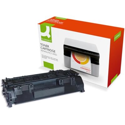 Q-Connect Compatible Toner for HP CF280A Toner Cartridge, Black Q-Connect Compatible Toner for HP CF280A Toner Cartridge, Black