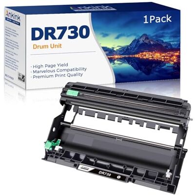Ankink DR730 Compatible Drum Unit (Not Toner) Replacement for Brother DR-730 DR760 760 for HL-L2350DW HL-L2370DW HL-L2395DW HL-L2325DW MFC-L2750DW MFC-L2710DW L2690DW DCP-L2550DW Laser Printer,1 Pack Ankink DR730 Compatible Drum Unit (Not Toner) Replacement for Brother DR-730 DR760 760 for HL-L2350DW HL-L2370DW HL-L2395DW HL-L2325DW MFC-L2750DW MFC-L2710DW L2690DW DCP-L2550DW Laser Printer,1 Pack