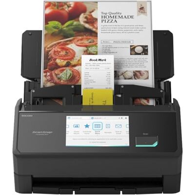 ScanSnap iX2500 (Black) High-Speed Duplex Document Scanner, 45 ppm / 90 ipm, 100-Sheet ADF, 600 dpi Optical, 5″ Touchscreen, Wi-Fi 6, USB 3.2 Gen 1×1, PC & Mac ScanSnap iX2500 (Black) High-Speed Duplex Document Scanner, 45 ppm / 90 ipm, 100-Sheet ADF, 600 dpi Optical, 5″ Touchscreen, Wi-Fi 6, USB 3.2 Gen 1×1, PC & Mac
