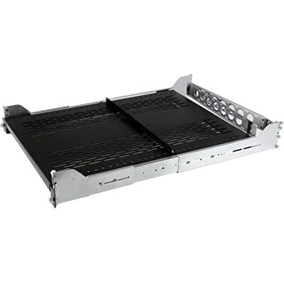 StarTech 2U Sliding Vented Shelf, 22.7kg/50lb, Cable Arm (UNISLDSHF192) StarTech 2U Sliding Vented Shelf, 22.7kg/50lb, Cable Arm (UNISLDSHF192)