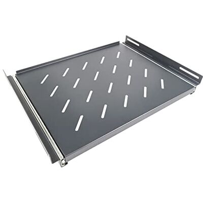 aiten data 1U Grid Sliding Tray with 470mm Width x 350mm Bottom for Cabinet Floor Rack 19" with 600mm Bottom Laminated Steel Capacity 20 Kilos aiten data 1U Grid Sliding Tray with 470mm Width x 350mm Bottom for Cabinet Floor Rack 19" with 600mm Bottom Laminated Steel Capacity 20 Kilos