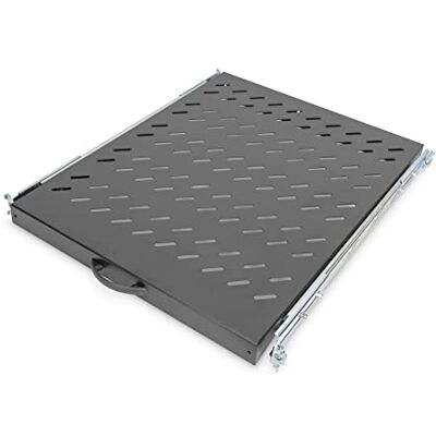 Digitus Pull-out shelf 19-inch 1U Front and rear mounting Load capacity 25 kg For network and server cabinets From 800 mm cabinet depth Black Digitus Pull-out shelf 19-inch 1U Front and rear mounting Load capacity 25 kg For network and server cabinets From 800 mm cabinet depth Black