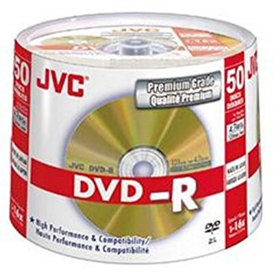 JVC Premium Grade DVD-R 50 Spindle Pack JVC Premium Grade DVD-R 50 Spindle Pack