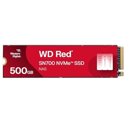 Western Digital WD Red SN700 500GB NVMe SSD for NAS devices, with robust system responsiveness and exceptional I/O performance Western Digital WD Red SN700 500GB NVMe SSD for NAS devices, with robust system responsiveness and exceptional I/O performance