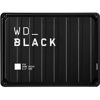 Western Digital WD_BLACK P10 Game Drive 2TB external portable HDD Gaming drive, for On-The-Go Access To Your Game Library Works with Console or PC, save up to 125 games, black Western Digital WD_BLACK P10 Game Drive 2TB external portable HDD Gaming drive, for On-The-Go Access To Your Game Library Works with Console or PC, save up to 125 games, black