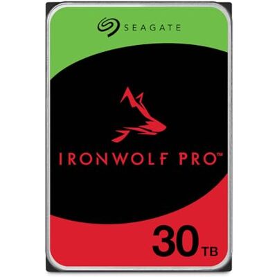 Seagate IronWolf Pro 30TB, NAS internal hard drive, 3.5", 7200 U/Min, CMR, 512 MB Cache, SATA 6 GB/S, Data Rescue Service (ST30000NTZ11) Seagate IronWolf Pro 30TB, NAS internal hard drive, 3.5", 7200 U/Min, CMR, 512 MB Cache, SATA 6 GB/S, Data Rescue Service (ST30000NTZ11)