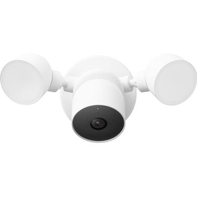 Google Nest Cam with Floodlight Outdoor with Cable Intelligent Security Camera GPLE9, Snow, 1 Piece (Pack of 1) Google Nest Cam with Floodlight Outdoor with Cable Intelligent Security Camera GPLE9, Snow, 1 Piece (Pack of 1)