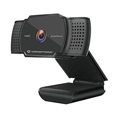 Conceptronic AMDIS06B Webcam AMDIS 1080P HD Webcam + Microphone Black Conceptronic AMDIS06B Webcam AMDIS 1080P HD Webcam + Microphone Black