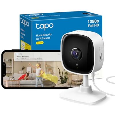 Tapo Wi-Fi Baby Monitor Smart Camera, Indoor CCTV, Works with Alexa & Google Home,1080p, 2-Way Audio,Night Vision, SD Storage,Baby Crying/Motion Detection Device Sharing C100,Packaging may vary Tapo Wi-Fi Baby Monitor Smart Camera, Indoor CCTV, Works with Alexa & Google Home,1080p, 2-Way Audio,Night Vision, SD Storage,Baby Crying/Motion Detection Device Sharing C100,Packaging may vary