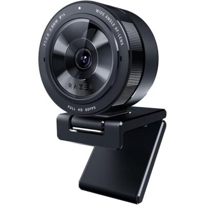 Razer Kiyo V2 – 4K 30FPS Webcam with AI-Powered Auto-Framing 1080p 60 FPS, Integrated Webcam Cover, HDR, USB-C, Ultra-Wide-Angle Lens, Works with Microsoft Teams, Zoom, Google Meet White Razer Kiyo V2 – 4K 30FPS Webcam with AI-Powered Auto-Framing 1080p 60 FPS, Integrated Webcam Cover, HDR, USB-C, Ultra-Wide-Angle Lens, Works with Microsoft Teams, Zoom, Google Meet White