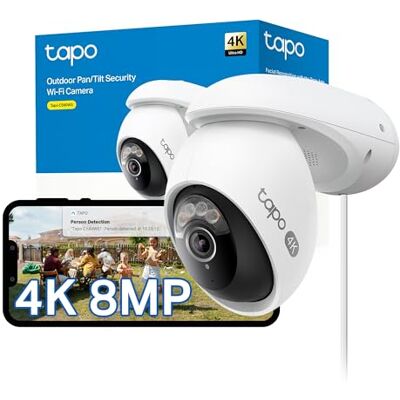 Tapo C560WS 4K 8MP Security Camera Outdoor, Outdoor Camera, Local Facial Recognise, Starlight Colour Night, CCTV Camera, IP66, 360°AI Detection, WiFi 6, Flexible Storage, Google Home/Alexa Tapo C560WS 4K 8MP Security Camera Outdoor, Outdoor Camera, Local Facial Recognise, Starlight Colour Night, CCTV Camera, IP66, 360°AI Detection, WiFi 6, Flexible Storage, Google Home/Alexa