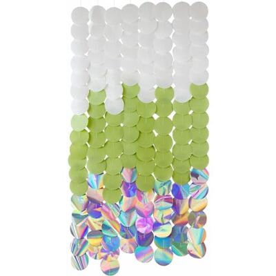 Folat 27588 Mystic Morning Dew-Cirkel-80 x 170 cm Backdrop for Weddings, Parties, Photo Booth and Festival Stage Decoration, Multicolour Folat 27588 Mystic Morning Dew-Cirkel-80 x 170 cm Backdrop for Weddings, Parties, Photo Booth and Festival Stage Decoration, Multicolour