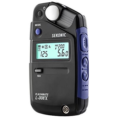 Sekonic FLASHMATE L-308X Photographers and Film Makers Exposure Meter Black/Blue Sekonic FLASHMATE L-308X Photographers and Film Makers Exposure Meter Black/Blue