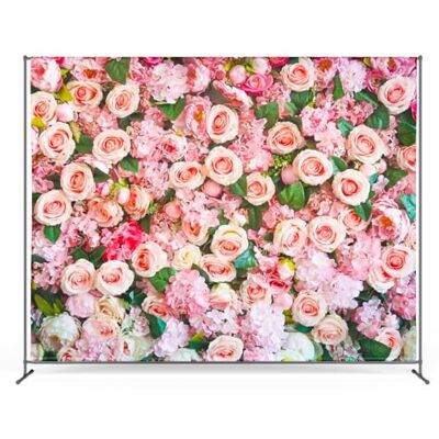 Zink Roses Photo Backdrop Wrinkle-Free 4.5 Ft x 6 Ft Roses Photo Studio Backdrop for Birthdays, Weddings, Bridal Showers, Valentine's Day, and More Zink Roses Photo Backdrop Wrinkle-Free 4.5 Ft x 6 Ft Roses Photo Studio Backdrop for Birthdays, Weddings, Bridal Showers, Valentine's Day, and More