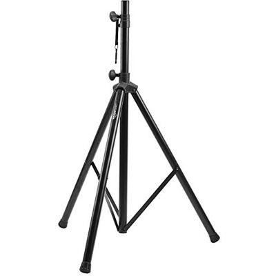 Amazon Basics Adjustable Speaker Stand 120 cm to 200 cm Steel, Black Amazon Basics Adjustable Speaker Stand 120 cm to 200 cm Steel, Black