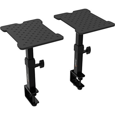 Audibax Neo STM-15 Speaker Desk Stand Studio Monitor Stand Height Adjustable from 22.4 to 29.7 cm Adjustable Angle up to 10° Universal Compatibility with HiFi Speakers Audibax Neo STM-15 Speaker Desk Stand Studio Monitor Stand Height Adjustable from 22.4 to 29.7 cm Adjustable Angle up to 10° Universal Compatibility with HiFi Speakers