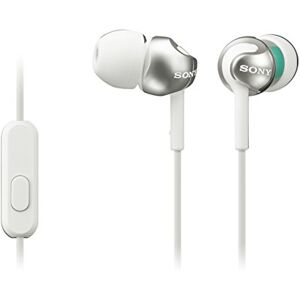 Sony MDREX110APW.CE7 Deep Bass Earphones with Smartphone Control and Mic Metallic White Sony MDREX110APW.CE7 Deep Bass Earphones with Smartphone Control and Mic Metallic White