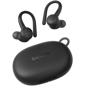 Belkin SoundForm ActiveFit Wireless Earphones with Built-in Microphone, USB-C Fast Charging, 36H Battery Life, IP54 Water Resistance Bluetooth Earbuds for iPhone, iPad, Galaxy, Pixel, & More Black Belkin SoundForm ActiveFit Wireless Earphones with Built-in Microphone, USB-C Fast Charging, 36H Battery Life, IP54 Water Resistance Bluetooth Earbuds for iPhone, iPad, Galaxy, Pixel, & More Black